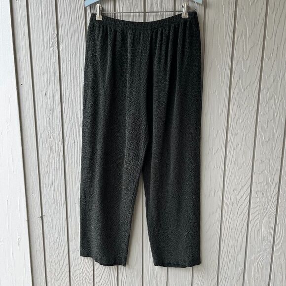 Vintage 90s Chico’s Design Set M/L | Rayon Seersucker Lounge Set Made in USA - Picture 3 of 13